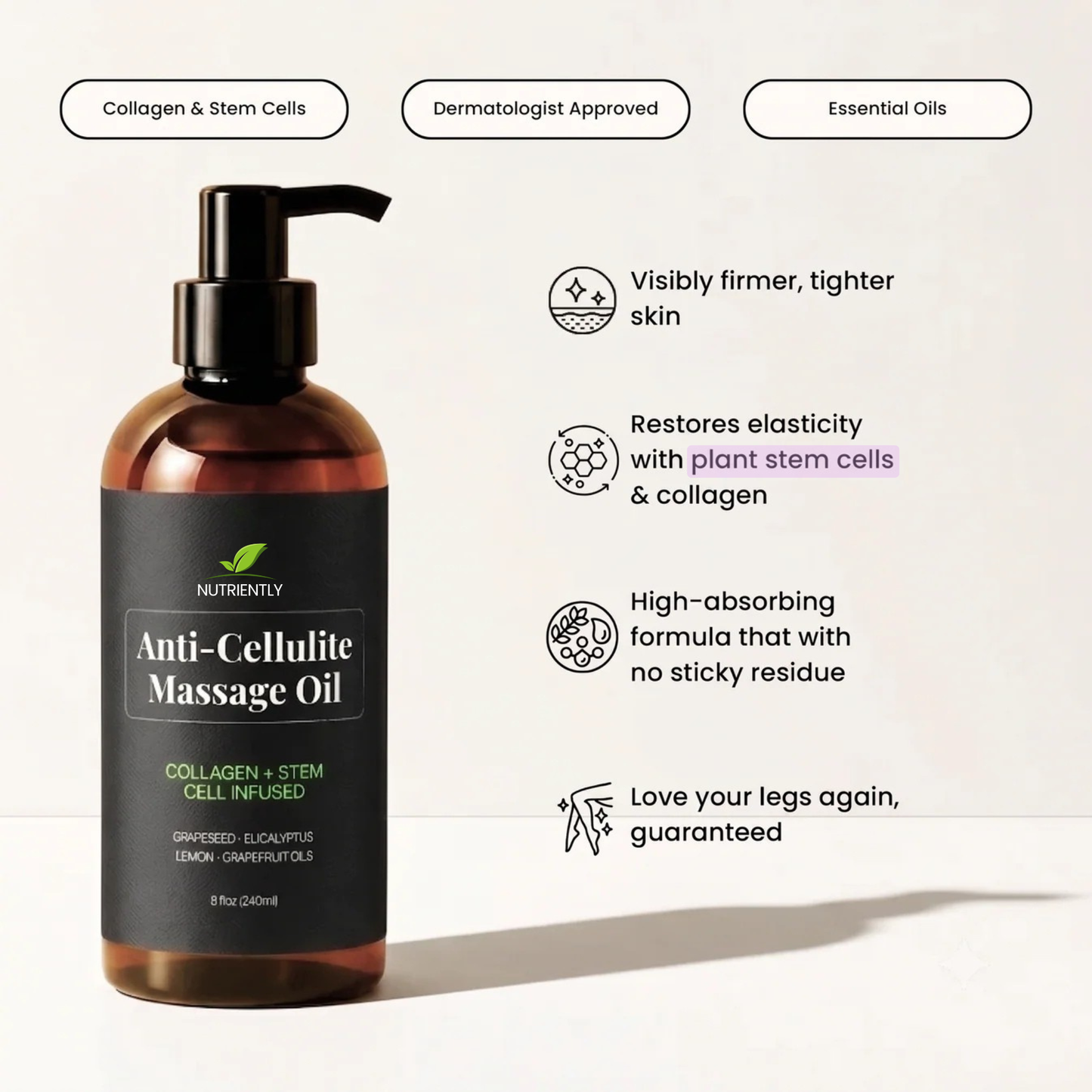Nutriently Anti-Cellulite Massage Oil