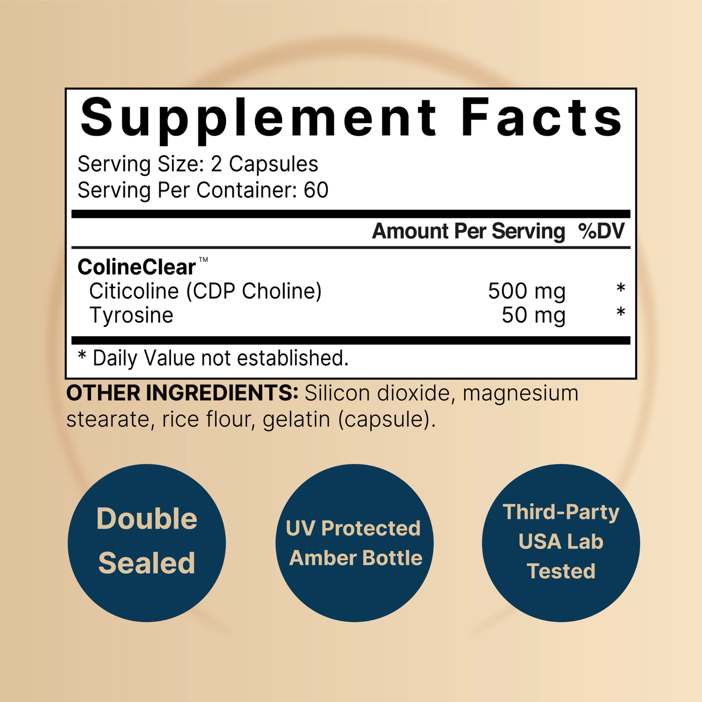 Citicoline Cognitive Support Formula