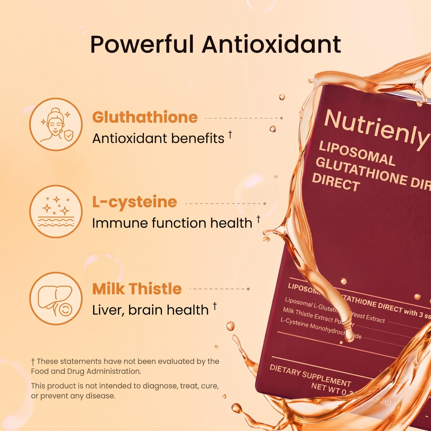 Nutriently Liposomal Glutathione Strips
